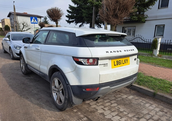 Land Rover Range Rover Evoque cena 17500 przebieg: 190000, rok produkcji 2011 z Krośniewice małe 29